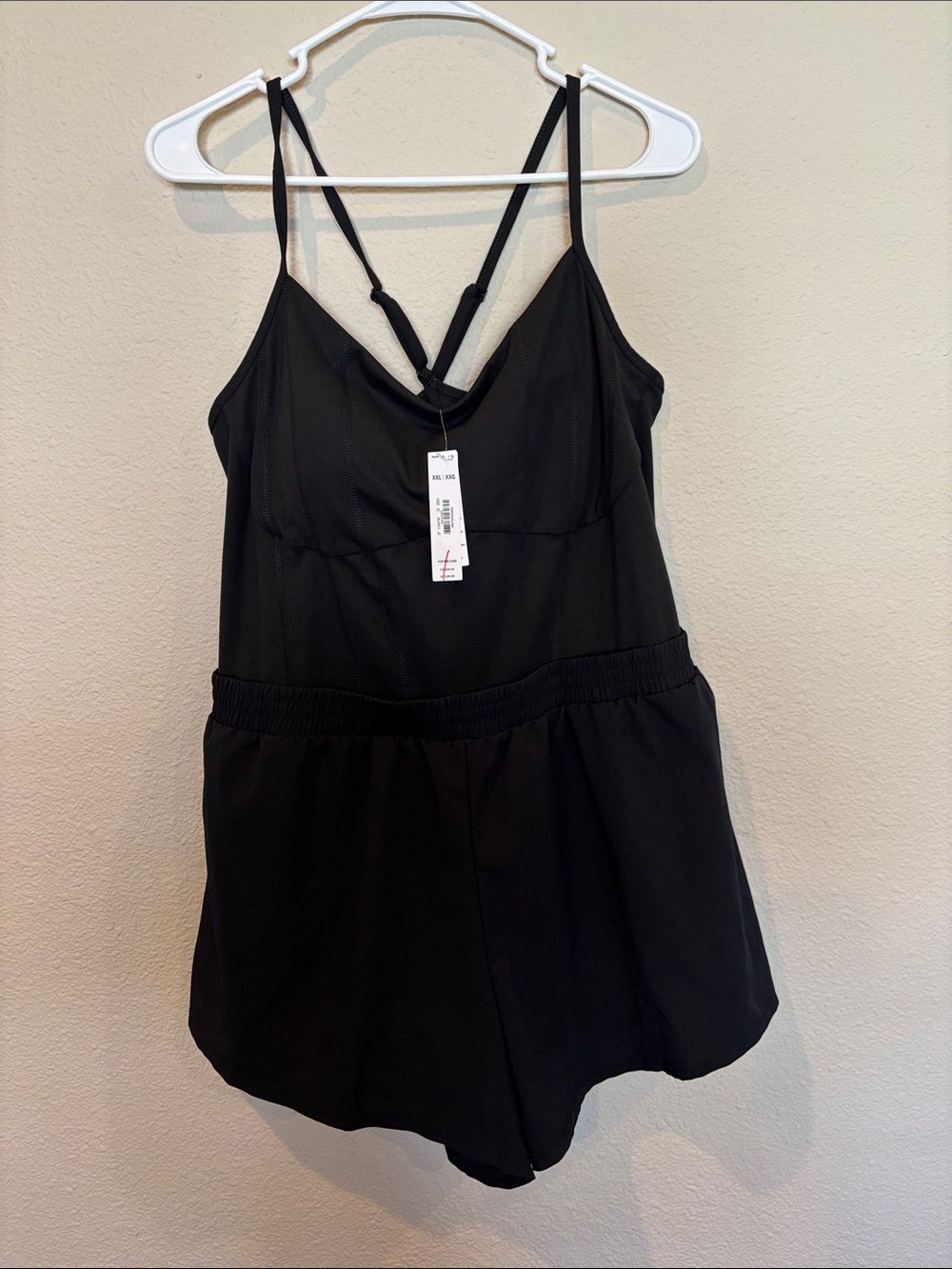 VSPINK XXL Black Strappy Romper